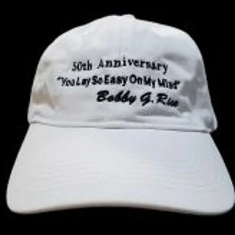 Bobby G. Rice 50th Anniversary embroidered hat - You Lay So Easy On My Mind