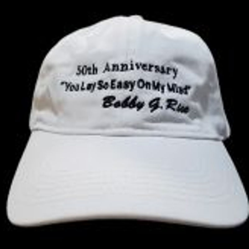 Bobby G. Rice 50th Anniversary embroidered hat - You Lay So Easy On My Mind
