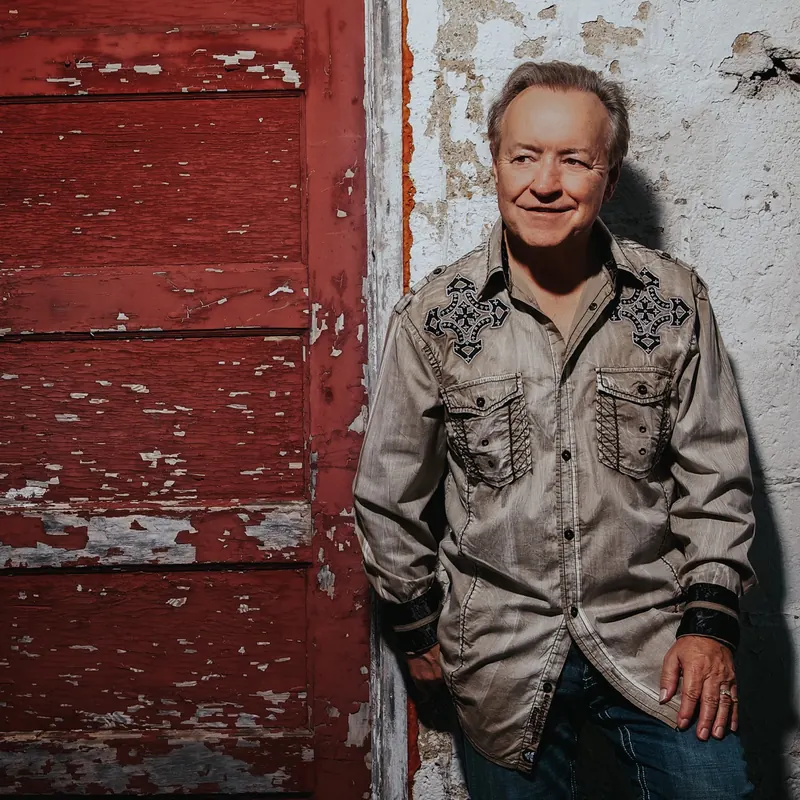 Bobby G. Rice portrait by red door
